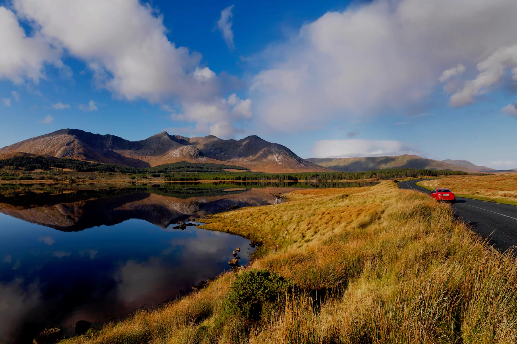 The Twelve Pins Mountains, Connemara, Co. Galway