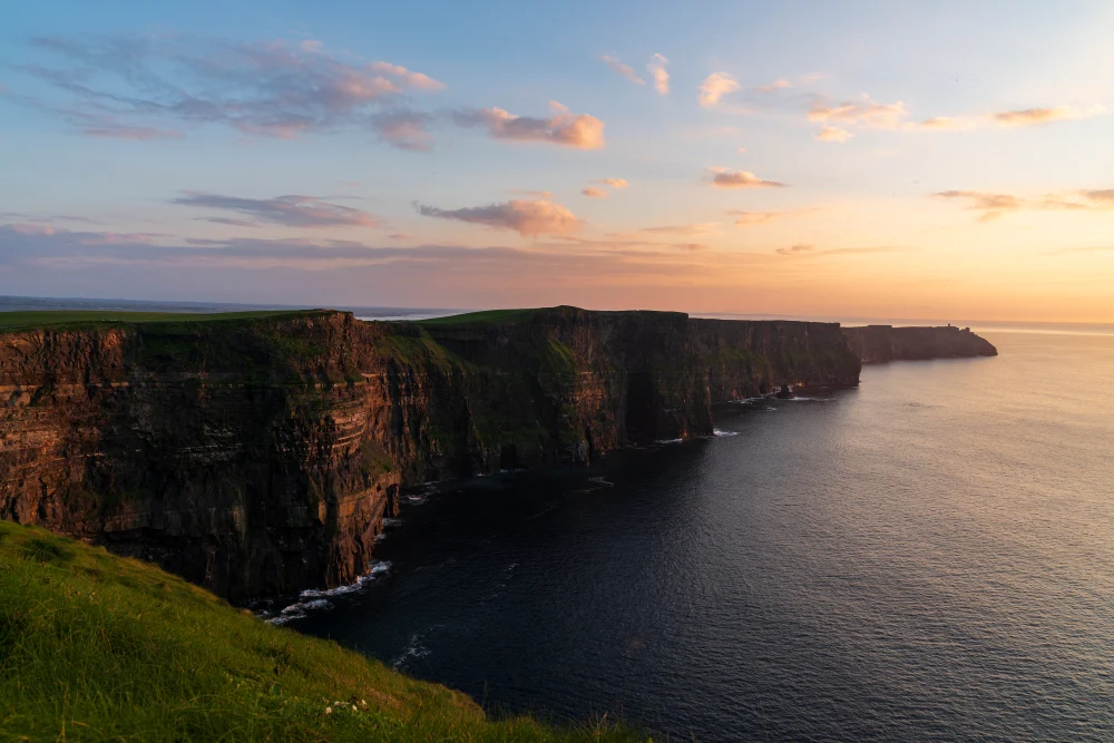 Cliffs of Moher at sunset